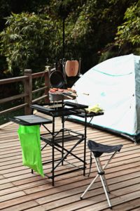 Magicook Folding Portable Cooking table for tailgate Parties