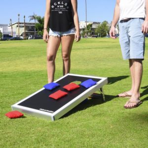 Cornhole is a perennial tailgate party game