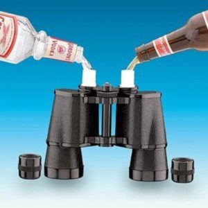 Beer and booze accessories - these binoculars hold booze