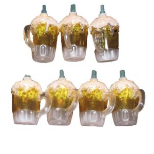 Kurt Adler Beer Mug light set - great beer-themed gift