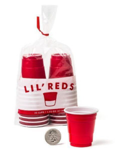 Li'l Reds Mini Party Shot glasses