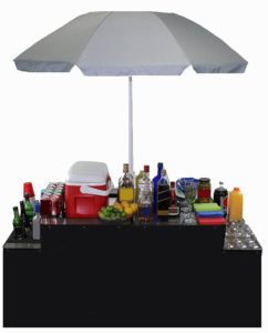 World Outdoor Products Professional Portable Folding Bartenders' Table