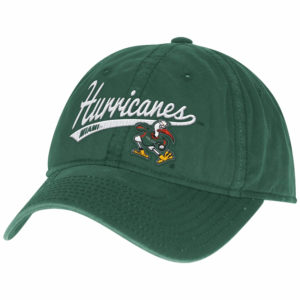 NCAA Accessory Miami Hurricanes Women's Adjustable Slouch Cap