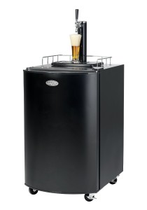 Nostalgia Kegerator Black Draft Beer Dispenser