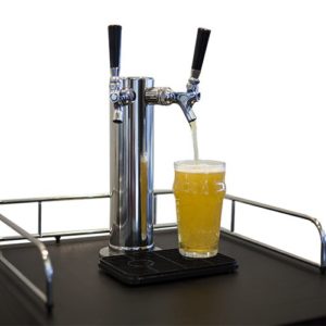 Two taps on the EdgeStar Kegerator