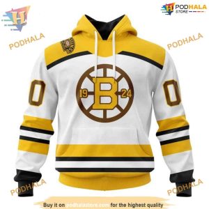 2023-2024 Centennial Third NHL Boston Bruins Hoodie 3D