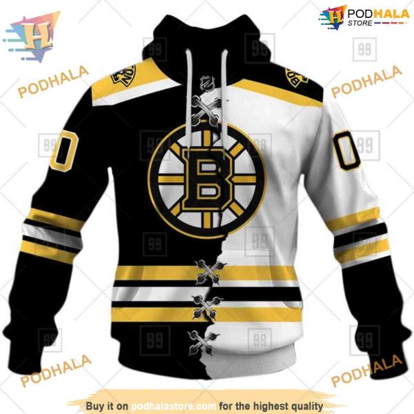 2023 Customized NHL Jersey Boston Bruins Hoodie 3D