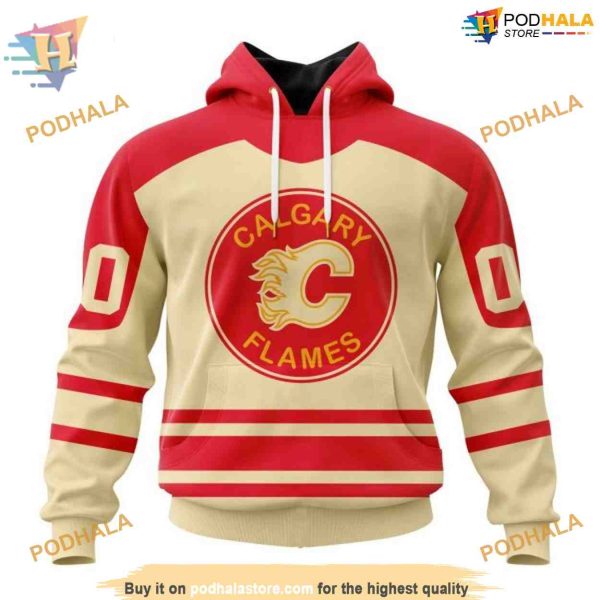 2023 Heritage Classic NHL Calgary Flames Hoodie 3D Sweatshirt