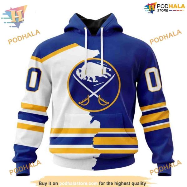 2023 Home Mix Away Design Personalized Buffalo Sabres 3D Hoodie NHL Gear