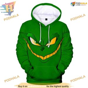 3D Grinch Christmas Hoodie