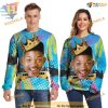 3D Young Man Xmas Face Hoodie