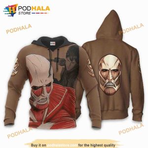 AOT Giant Titan Attack On Titan Anime Manga 3D Hoodie