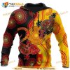 Aboriginal Australia Indigenous Lizards Sun All Over Printed Unisex 3D Hoodie Sweatshirt