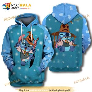 Adorable Harry Potter Stitch 3D Hoodie Sweatshirt