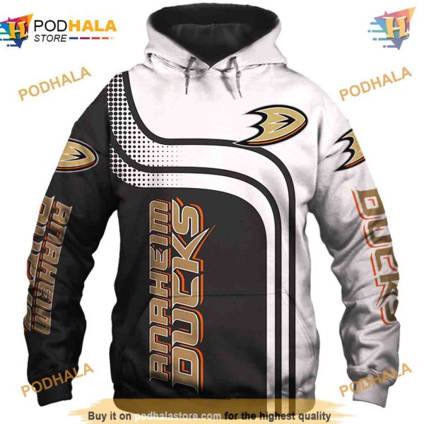 Affordable 3D Anaheim Ducks Hoodie