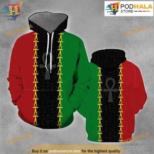 African All Over Print 3D Hoodie Shirt Sweatshirt