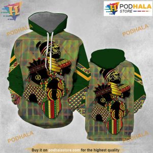 African Women All Over Print 3D Hoodie Shirt Sweatshirt