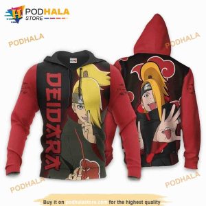 Akatsuki Deidara Naruto Anime Manga 3D Hoodie Sweatshirt