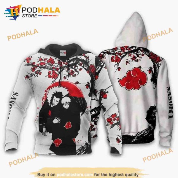 Akatsuki Sasori Anime Manga Naruto 3D Hoodie Sweatshirt