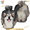 Alaskan Malamute Dog Full Head And Body Animal Costume All Over Printed 3D Hoodie