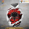 Albania In Me Red All Over Print 3D Hoodie Shirt Sweatshirt