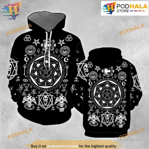 Alchemyd All Over Print 3D Hoodie Shirt Sweatshirt