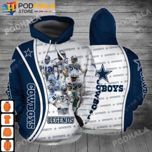 All Star NFL Dallas Cowboys Christmas Gifts 3D Hoodie AOP