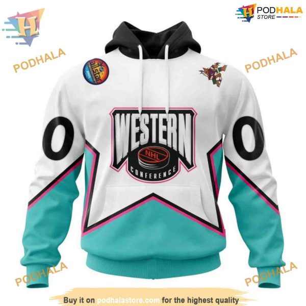 All-Star Western Conference 2023 NHL Arizona Coyotes Hoodie 3D