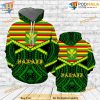 Aloha Hawaii Kanaka Maoli Yellow And Green All Over Print 3D Hoodie