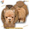 Alpaca Full All Over Printed Animal Costume 3D Hoodie Sweatshirt