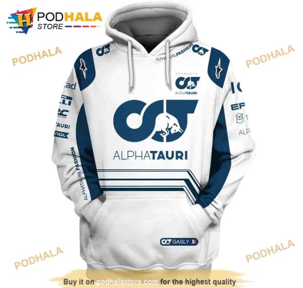 Alphatauri Gasly Racing Team AOP Unisex 3D Hoodie Sweatshirt