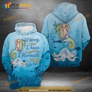 Amazing Mermaid Teal 3D Hoodie Sweatshirt