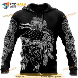 American Indian Warrior 3D Hoodie Sweatshirt