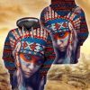 American Native Pride Funny 3D Hoodie