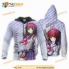 Angel Beats Nakamura Yuri Anime Manga 3D Hoodie Sweatshirt