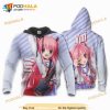 Angel Beats Yui Anime Manga 3D Hoodie Sweatshirt