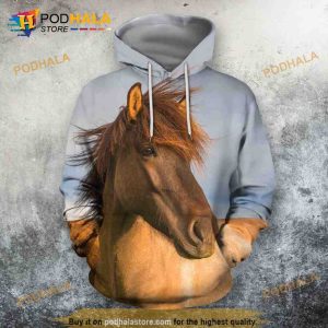 Animals Horse US 3D Hoodie Sweatshirt