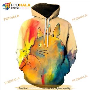 Anime Cute Totoro 3D Hoodie Sweatshirt