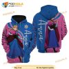 Anna Frozen Disney Unisex Cartoon Graphic 3D Hoodie