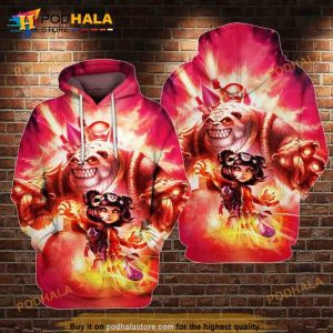 Annie League Of Legends Over Print 3D Hoodie