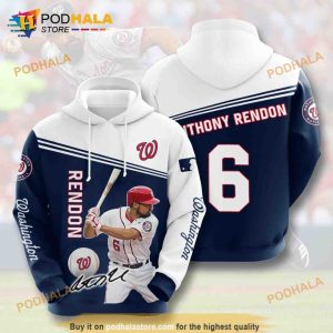 Anthony Rendon Washington Nationals 3D Printed Hoodie