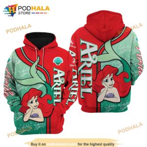 Ariel the Mermaid Disney Unisex Cartoon Graphic 3D Hoodie