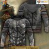 Armor Knight Warrior All Over Printed 3D Hoodie Sweatshirt