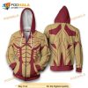 Armored Titan Attack On Titan Anime Hoodie Cosplay Unisex Casual 3D