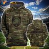 Army Black Knights Camouflage Pattern 3D Cotton Hoodie