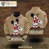 Arsenal Gucci Mickey Mixing Trending Style Sweatshirt 3D Hoodie LIMITED EDITION