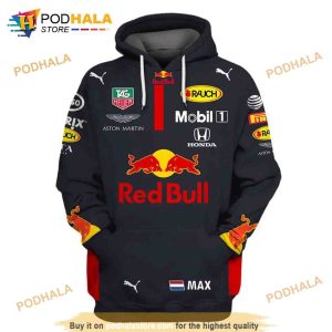 Aston Martin Red Bull Racing Red Bull Max Team Sportcar F1 Team 3D Hoodie