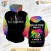 Autism Awareness Love Beyond Words All Over Print 3D Hoodie Shirt Sweatshirt