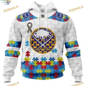 Autism Awareness Personalized NHL Buffalo Sabres Hoodie 3D Custom Design