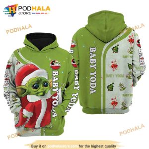 Baby Yoda Christmas Disney AOP Unisex Hoodie